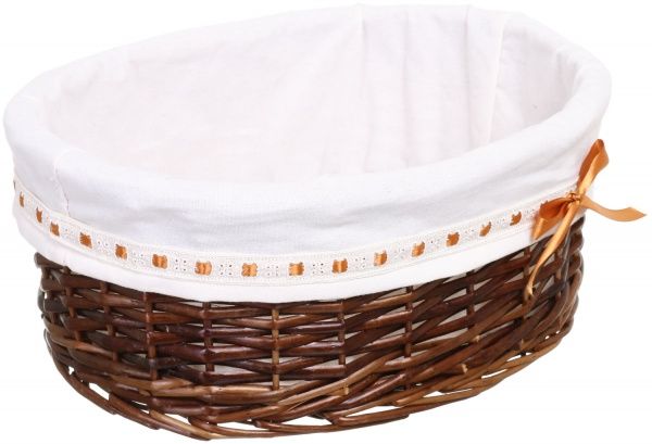 Кошик плетений з текстилем 40x31x16 см HQ13-10CD-3 