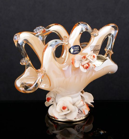 Тримач для серветок Venezia Farfalla медова 18х6х14 см White cristal