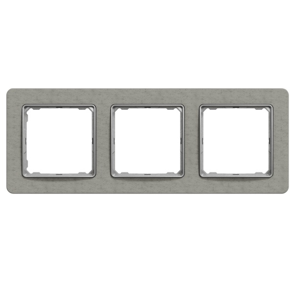 Рамка трехместная Schneider Electric Sedna Elements универсальная бетон SDD390803