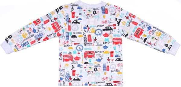 Піжама для хлопчиків Татошка р.152 білий із принтом 102202 