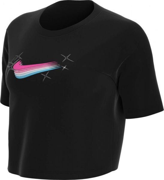 Футболка Nike W NK DRY DB TEE GODDESS 2 CROP CW6713-010 L чорний
