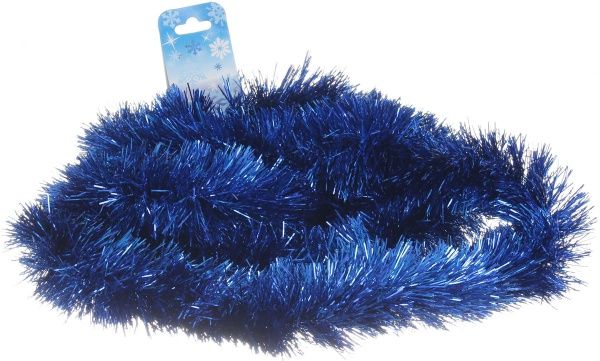 Дождик новогодний элит 7 3 м синий