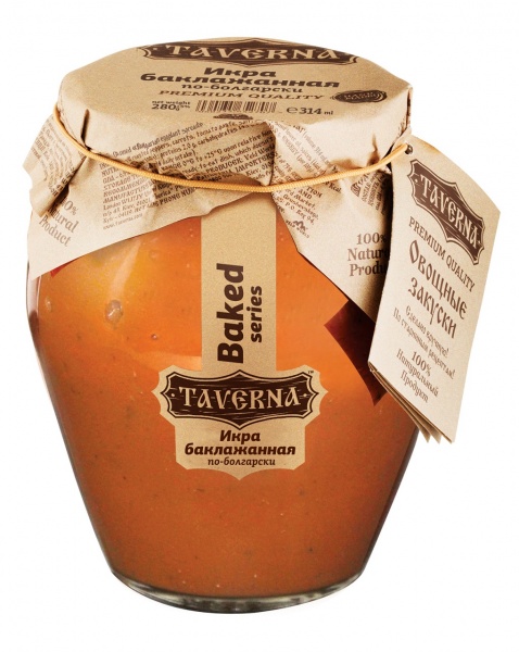 Икра баклажанная Таверна по-болгарски 314 мл