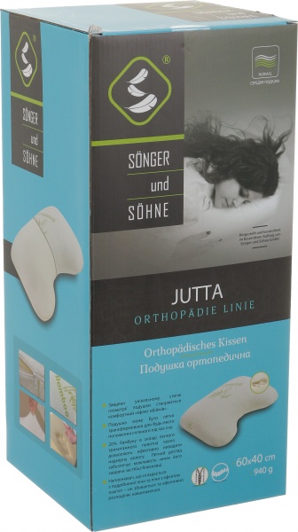 Подушка ортопедична Бамбукова 40х60 см Songer und Sohne