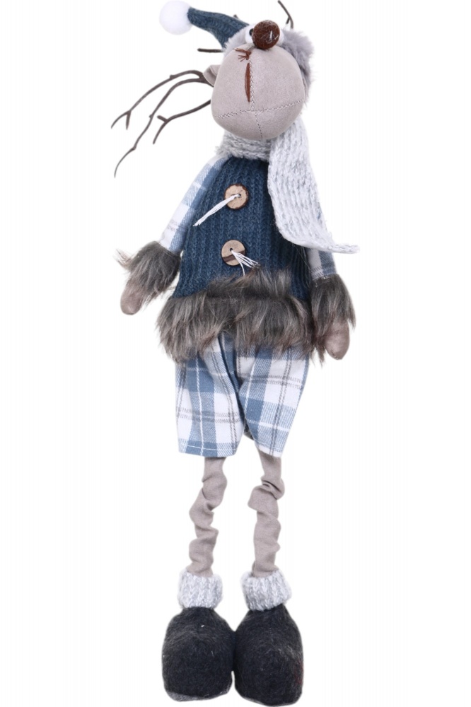 Декорація новорічна Лось що стоїть 15х47 см в асортименті YM83303YM83303-EK 47 см