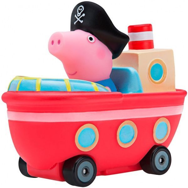 Фигурка Peppa Pig Мини-машинка из серии Когда я вырасту Джордж в кораблике 