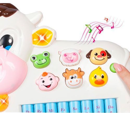 Іграшка інтерактивна Bebelino Музична корівка 58089