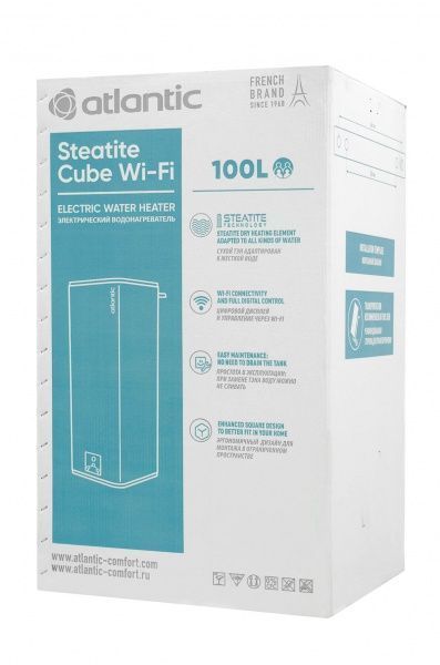 Бойлер Atlantic Steatite Cube WI-FI VM 100 S4CS 2400W 