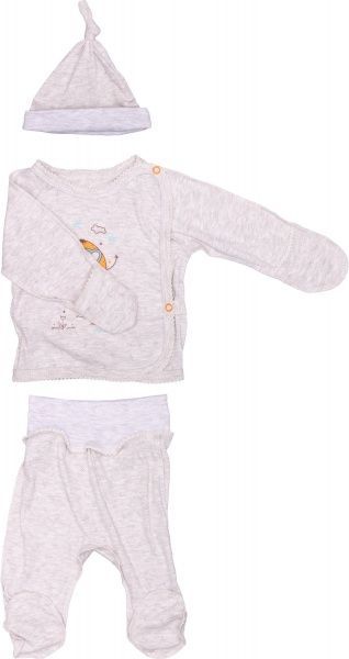 Комплект Маленькие люди 1073-123 сірий р.56-62 