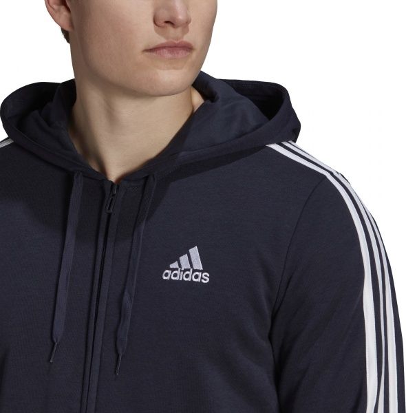 Джемпер Adidas M 3S FT FZ HD GK9033 р. 2XL чорний