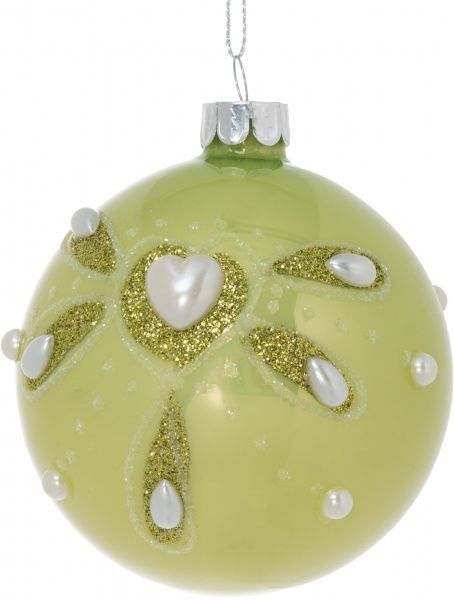 Шар стеклянный d80 JF230381-8GR салатовый