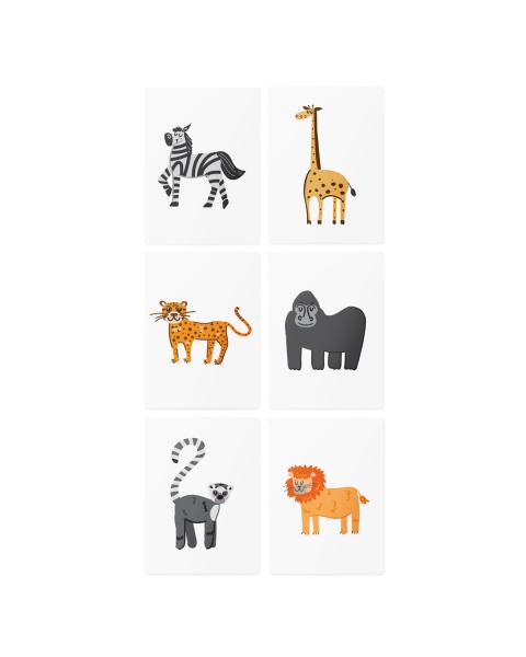 Тату временное TATTon.me AR African animals set