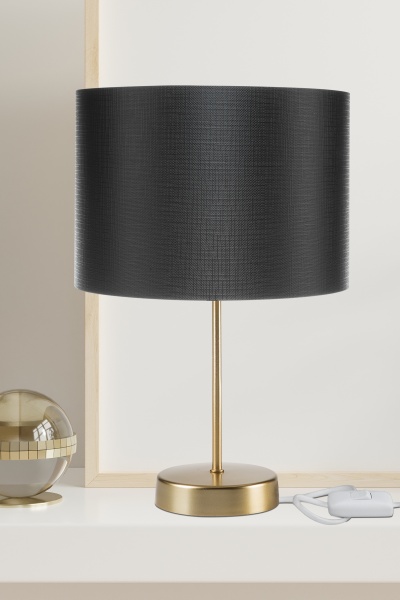 Настольная лампа Luna Arel 1xE27 черный/золото MDL.4743 