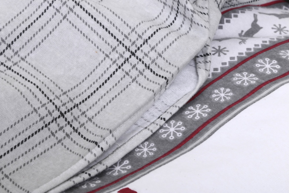 Підковдра Lapland NY 160x220 см сірий із червоним La Nuit