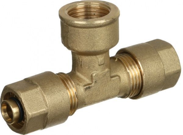 Трійник внутрішня Valsir d16x1/2”