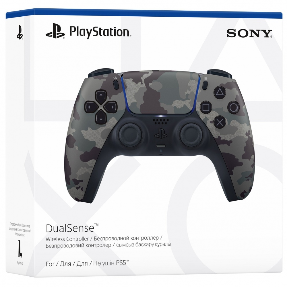 Геймпад бездротовий Sony PlayStation 5 Dualsense BT Grey Cammo (1000040244)