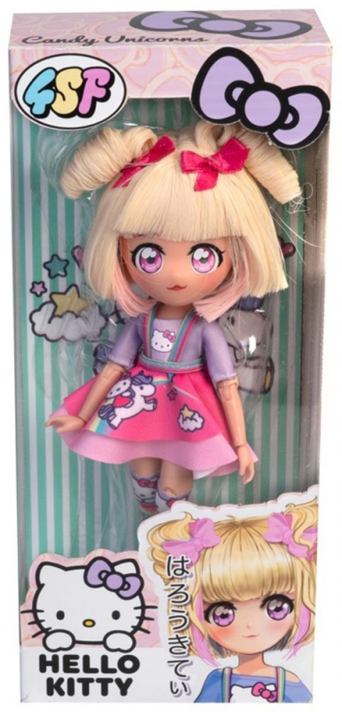 Кукла 4SF Manga Dolls серии Hello Kitty Конфетка-единорог HKTF0400