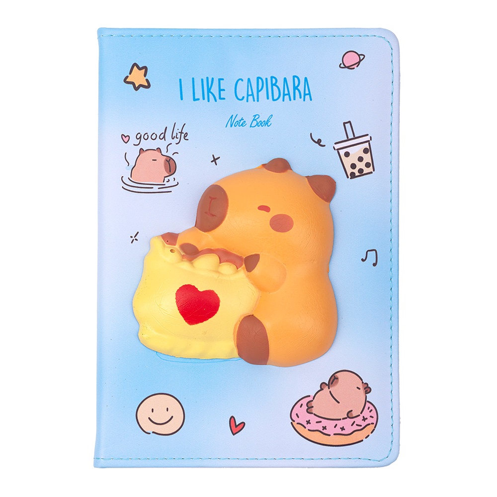 Блокнот Forme Capybara зі сквішем А5 80 арк. KIDS Line — фото 1