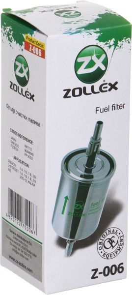 Фильтр топливный Zollex Z-006 Daewoo,ВАЗ 2110 трубка 