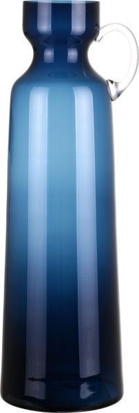 Ваза скляна синя 70х22 см Wrzesniak Glassworks