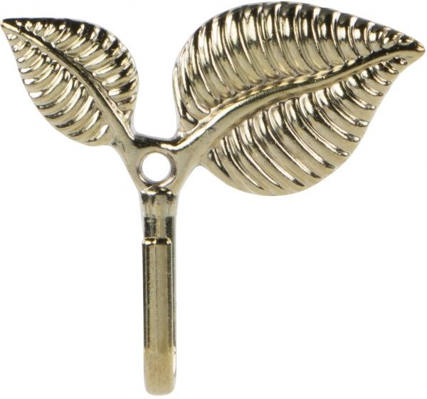 Крючок листья золото 24073