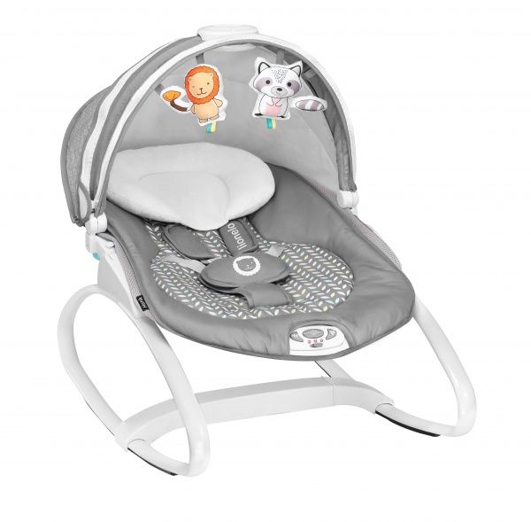 Крісло-гойдалка Lionelo Henk grey scandi LO.HN01