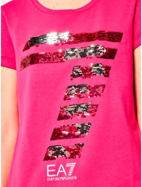Футболка EA7 T-short 3HTT41-TJ12Z-1401 M рожевий
