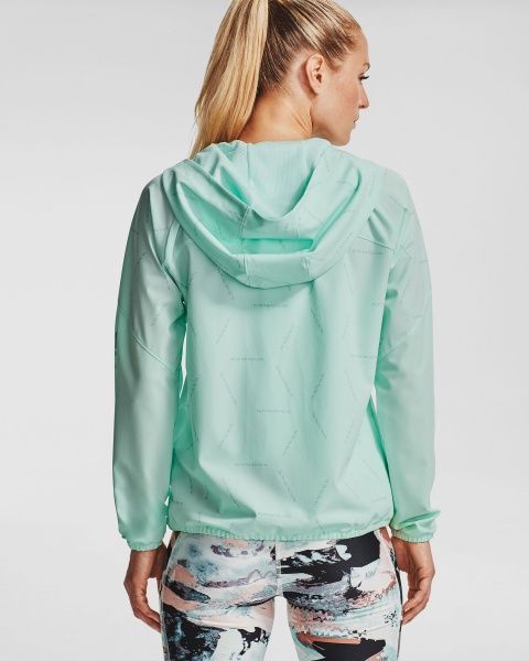 Джемпер Under Armour Woven Printed Hooded Jacket 1358229-403 р. XS голубой