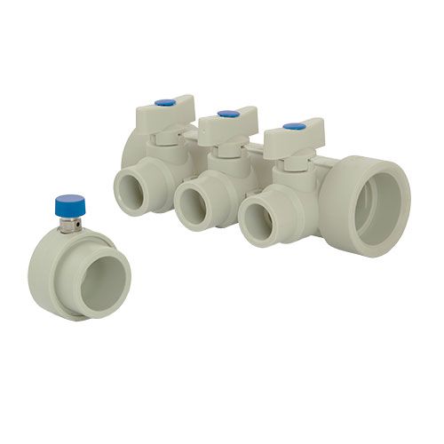 Колектор FADO S.r.l ПП з кульовими кранами 40х20x4 PKW04