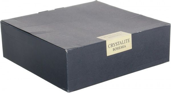 Ваза стеклянная прозрачная Mississippi 40 см Bohemia