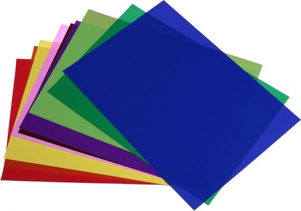 Бумага цветная Глянцевый 10 цветов ZB.1911 ZiBi