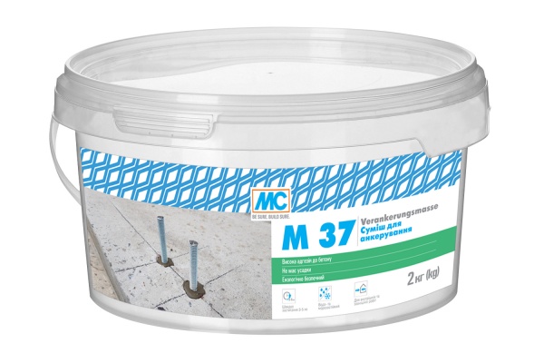 Суміш для анкерування MC-Bauchemie M 37 2 кг 