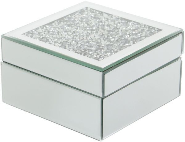 Скринька Сяйво 13х6х13 см сріблястий