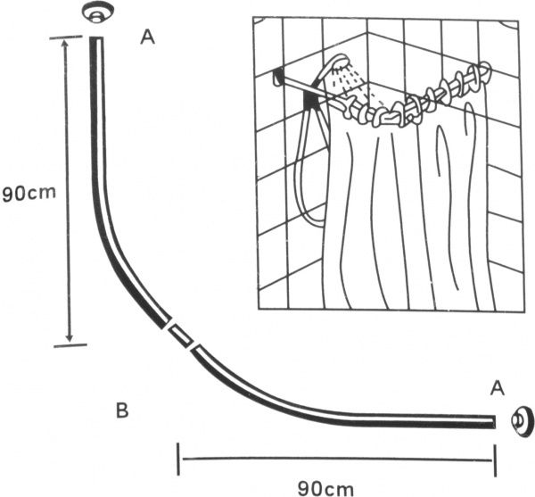 Карниз для ванной Arino 36618