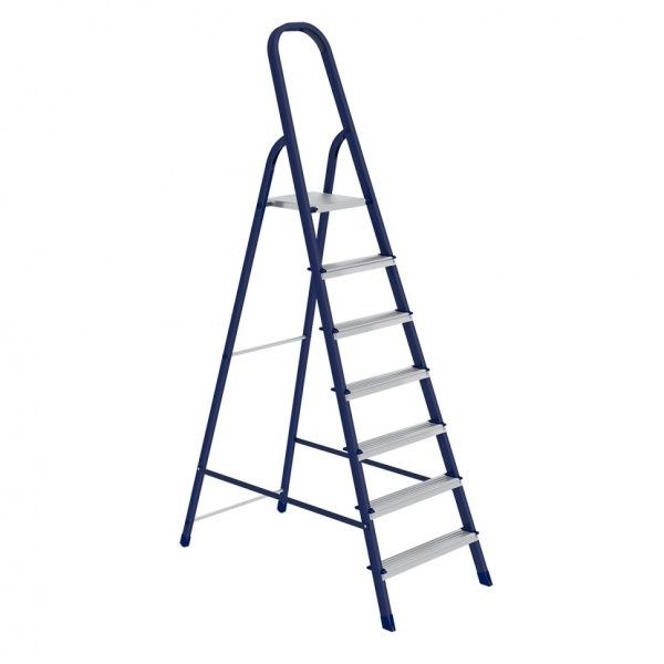 Драбина-стрем’янка 7 сходинок сталева