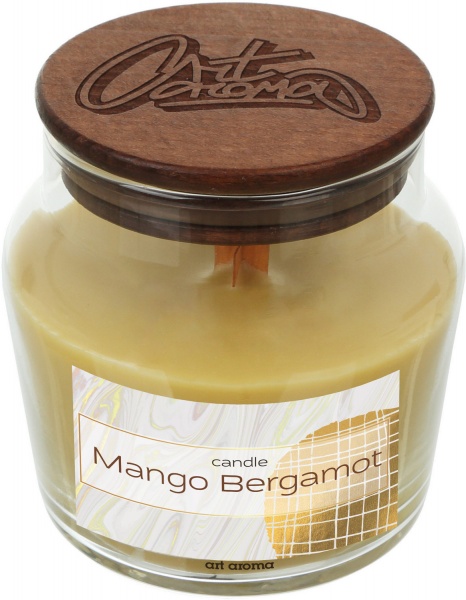 Свеча ароматическая ArtAroma Манго-Бергамот 300 г 
