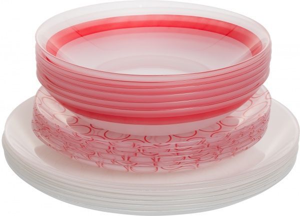 Сервіз столовий Zelie на 6 персон 18 предметів N2232 Luminarc