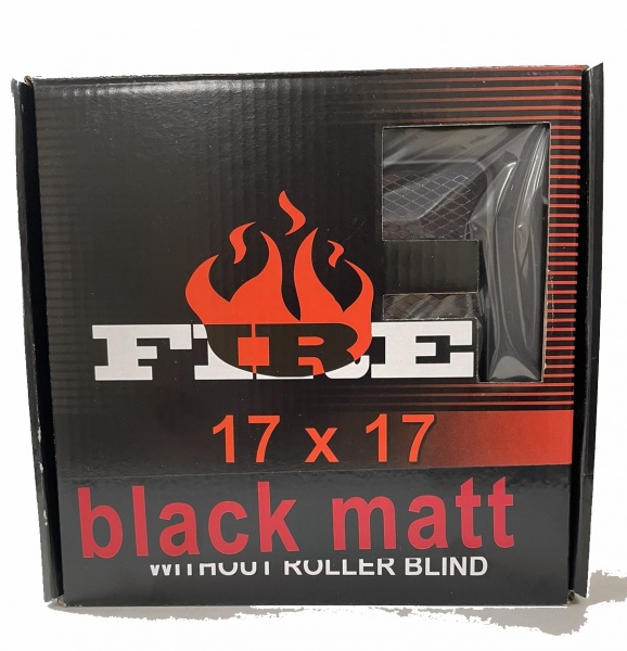 Решетка каминная 4FIRE 17х17 OD черный