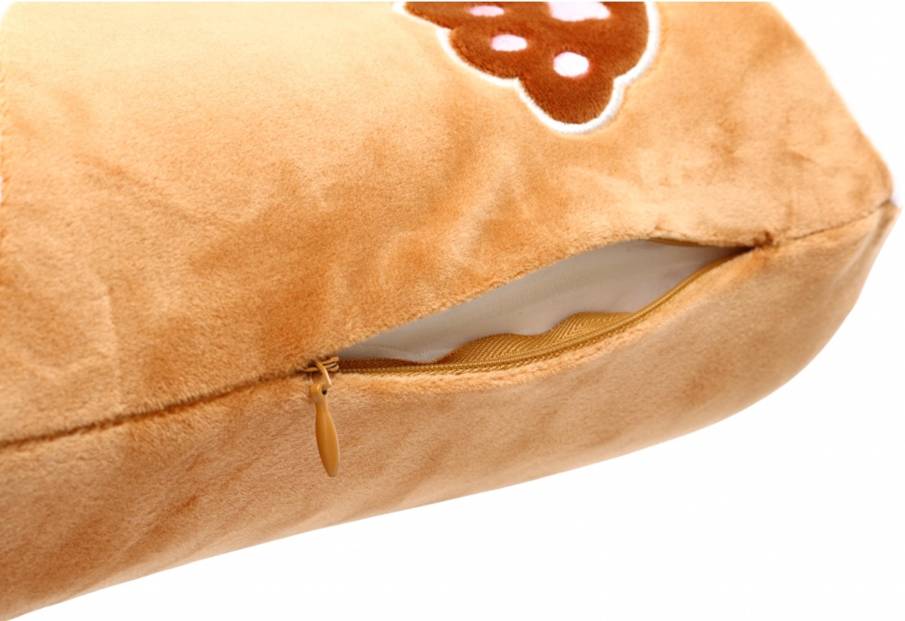 Подушка-іграшка HW Котик 43х22см біло-коричневий BMPMIX0708/ cushion