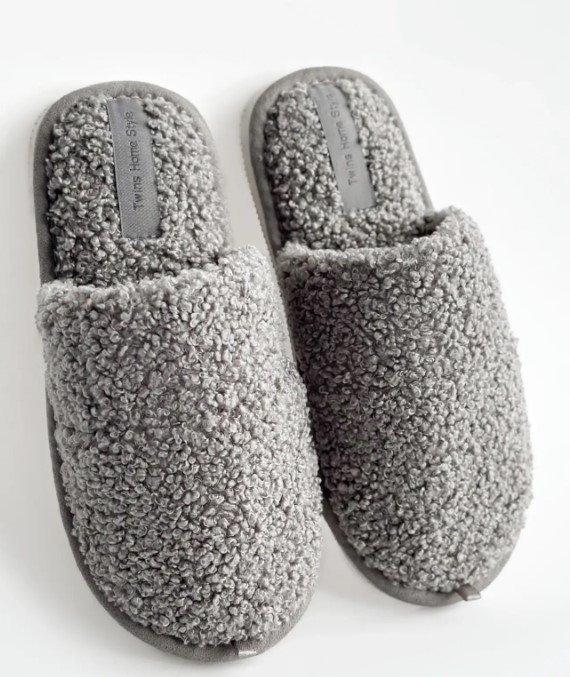 Тапочки детские Twins TEDDI р.36-37 серый 15069