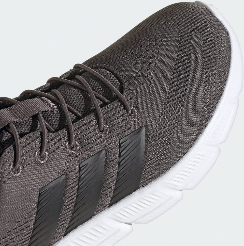 Кроссовки мужские Adidas CLOUDFOAM FLEX - ELASTIC LACES CHACOA/CBLACK/PUOR KK3486 р.45 1/3 хаки