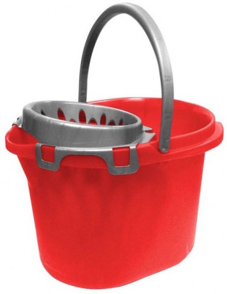 Відро з віджимом для прибирання Алеана 15 л 38 см 