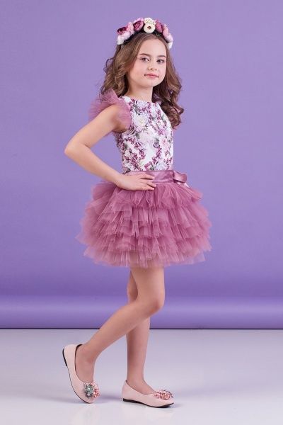 Комплект Zironka блузка та спідниця р.98 пудровий Z2-64-0001-2 