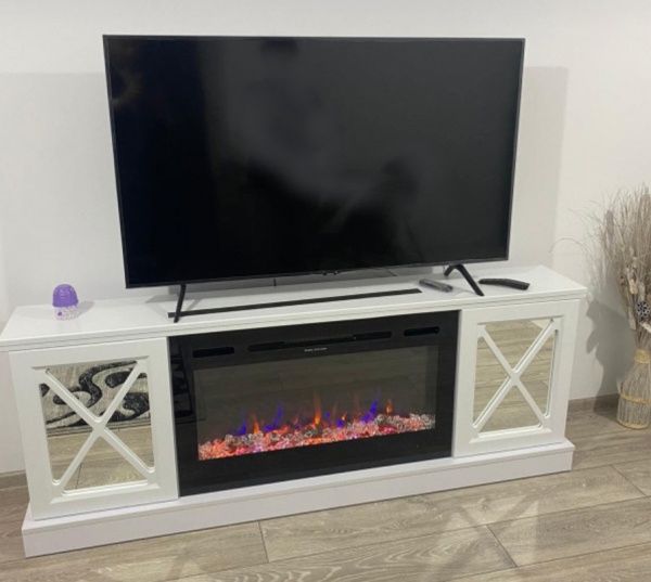 Камінокомплект ART FLAME Соренто & Аделі (білий)