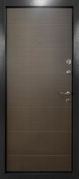 Двері вхідні Міністерство дверей КУ 202+ венге сірий горизонт 2050х860 мм праві