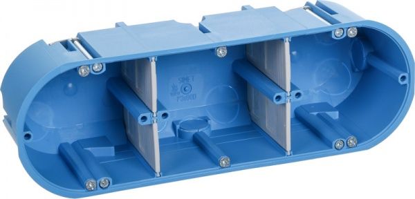 Коробка установча Simet ПВХ KP64/3