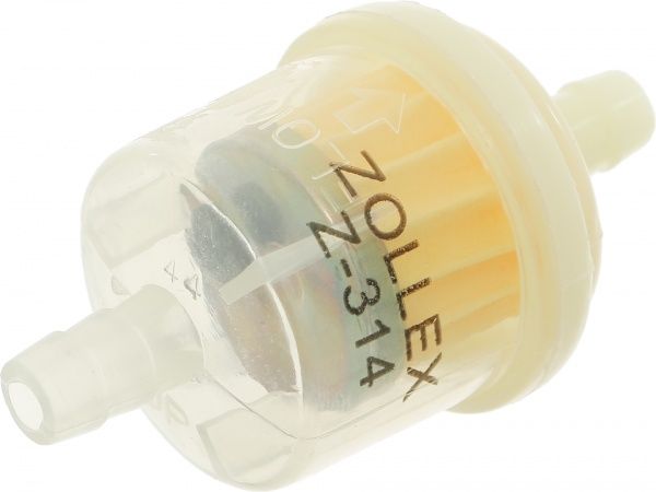Фильтр топливный Zollex Z-314 прямой с магнитом для мопедов 