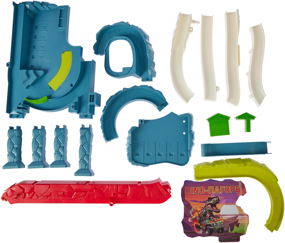 Ігровий набір ZIPP Toys Dino автотрек-вулкан електричний (8 машинок) 532.01.28