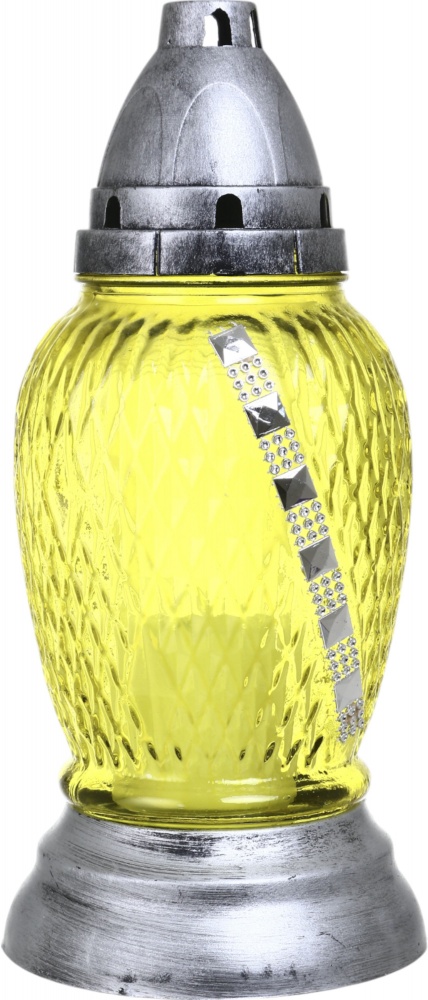 Лампада Pako-If стеклянная цветная LS 551 в ассортименте 23х9см