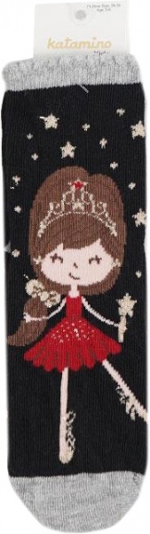 Носки для девочек KATAMINO K20217 р.5-6 черный 